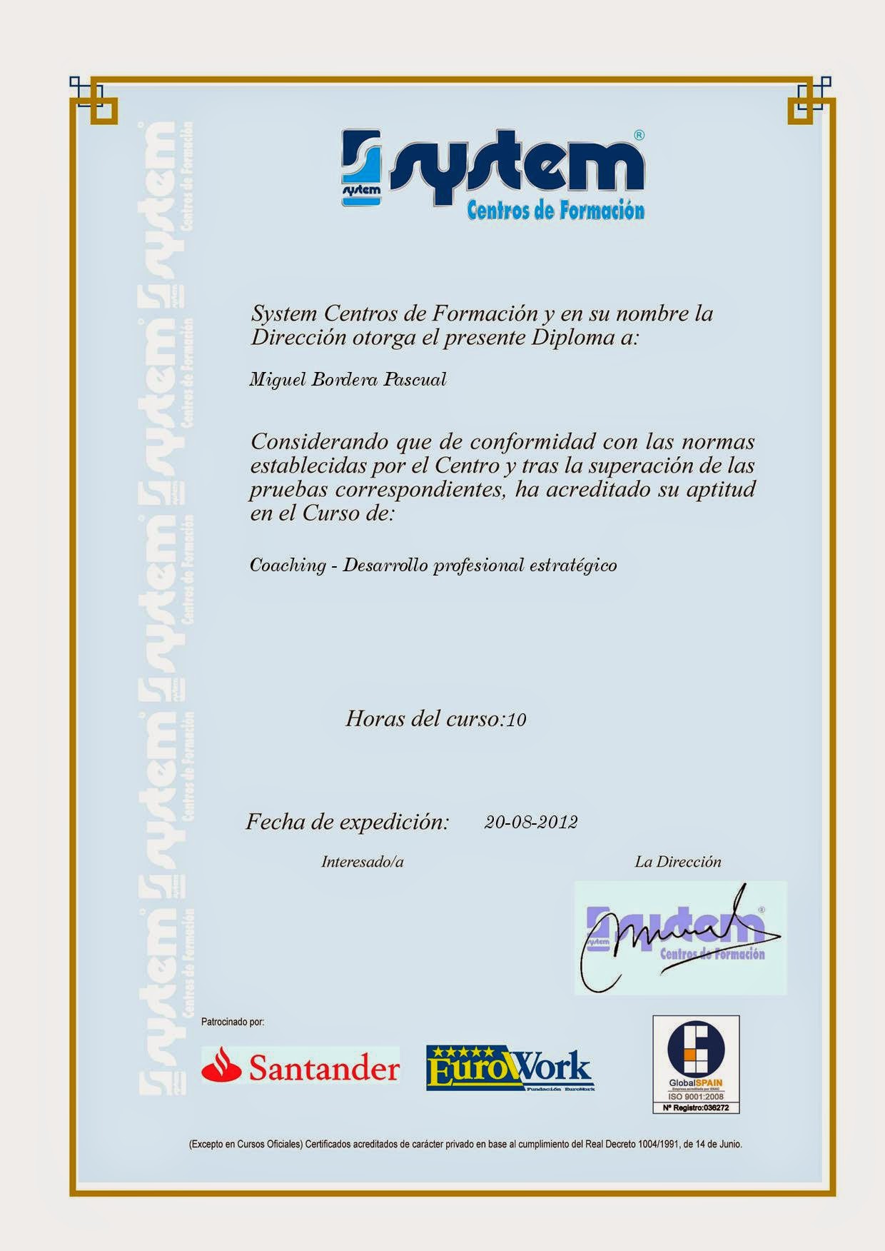 Diploma de Coaching