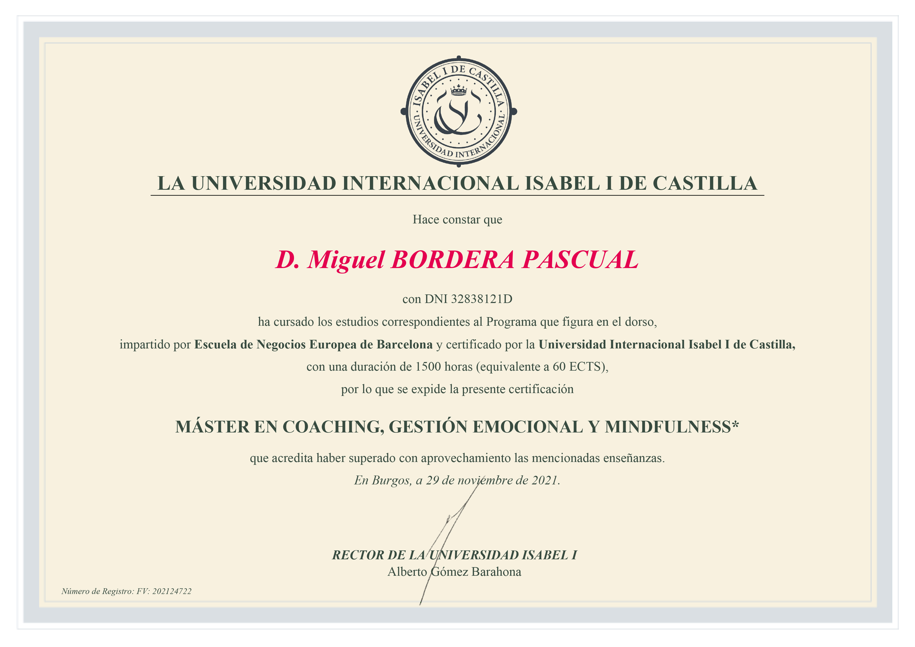 Diploma ENEB