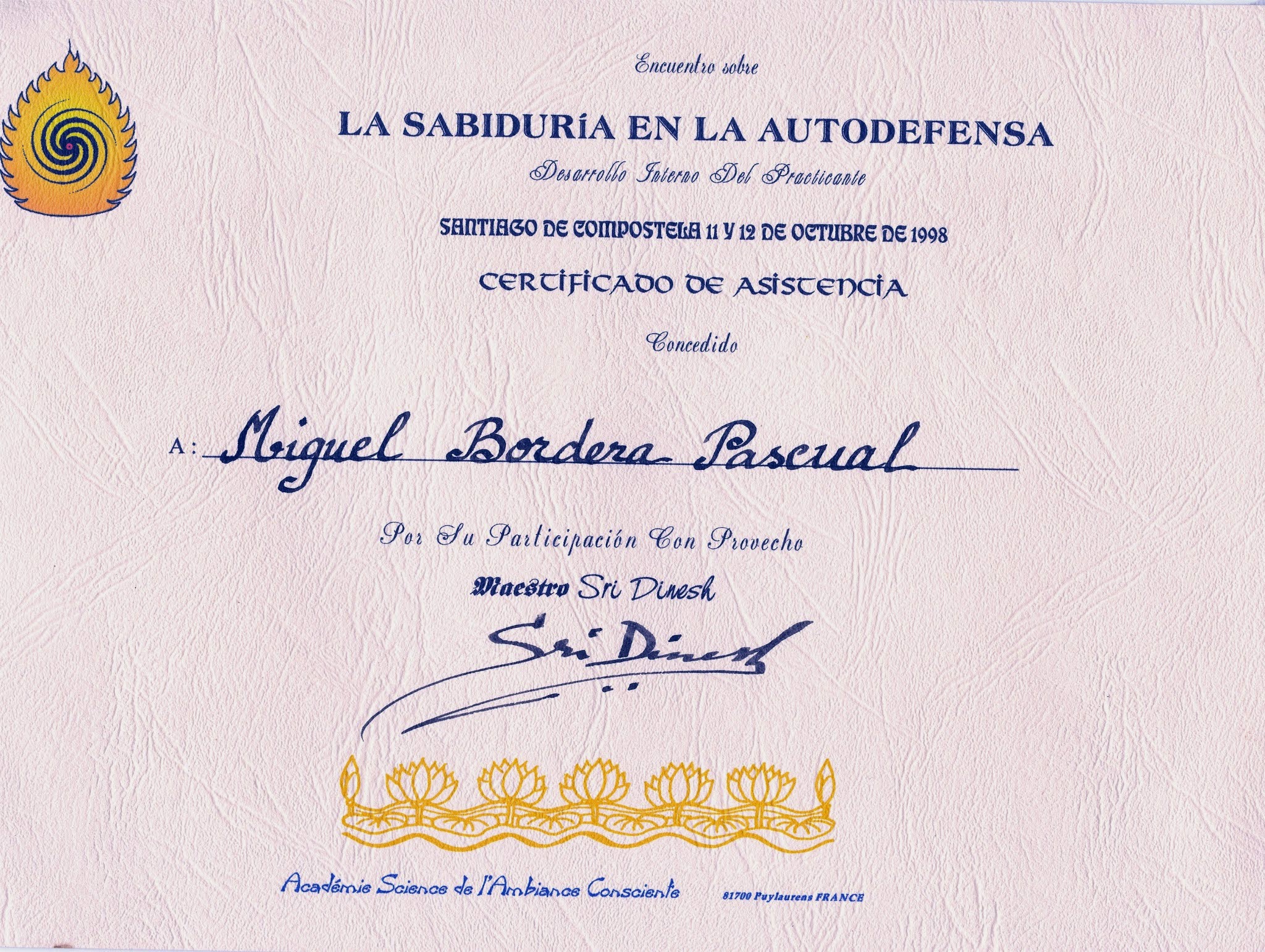 Diploma de Gati Chi